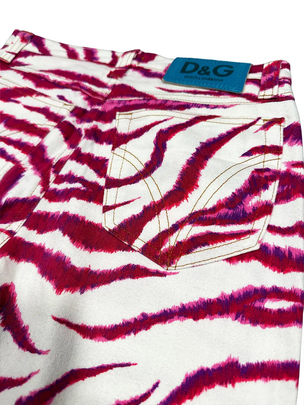Pink Zebra Capri