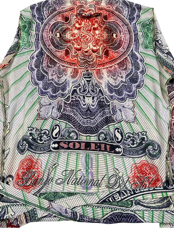 Cash Print Cardigan