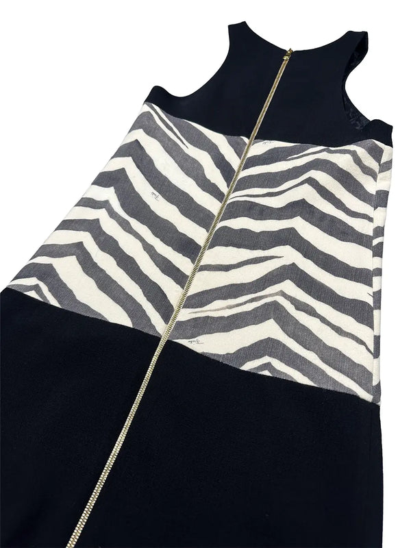 Zebra Black Dress