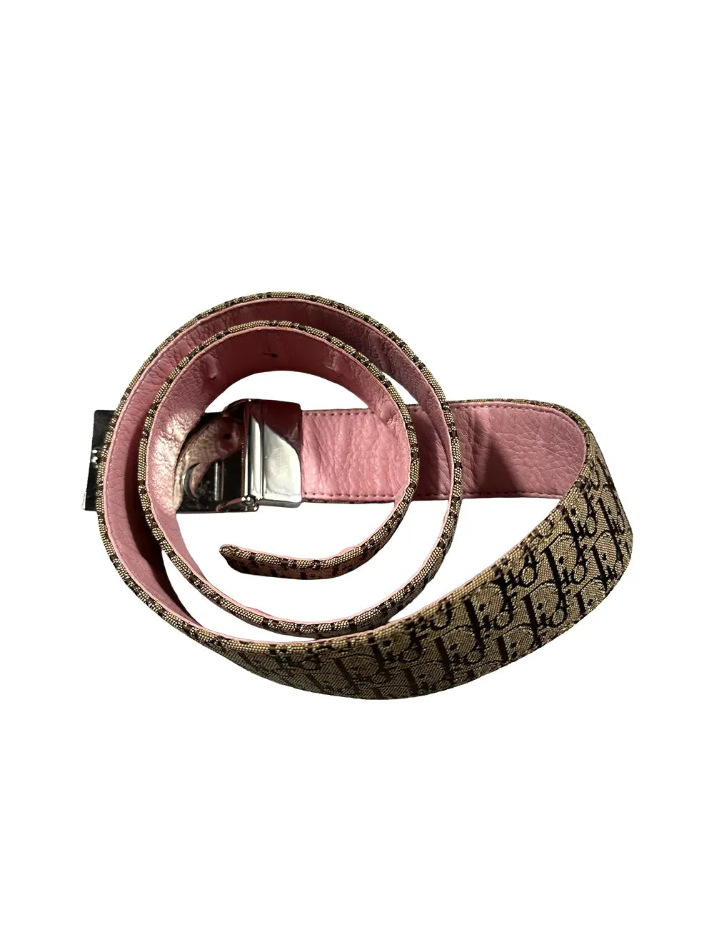 Pink Oblique Monogram Belt
