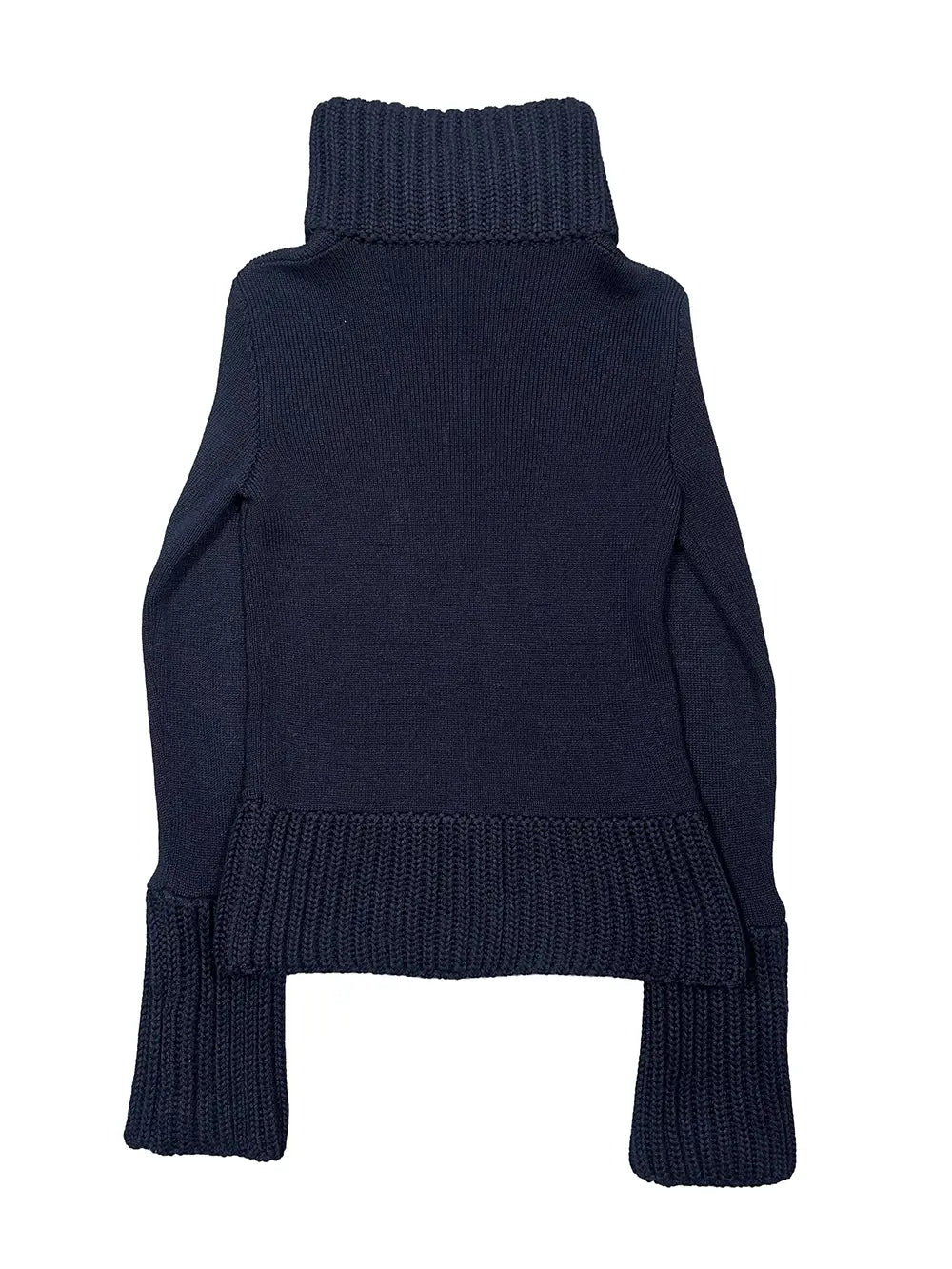 Navy Full-Zip Knit