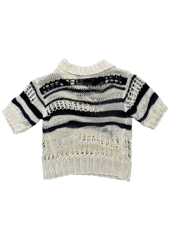 Striped Maille Top