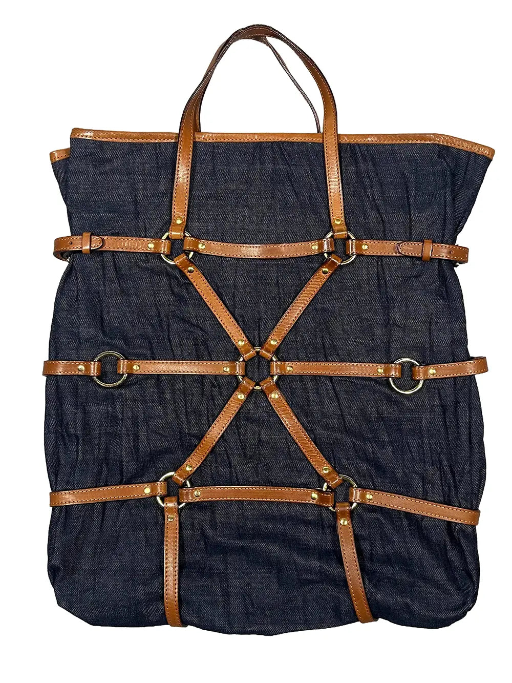 Bondage Harness Denim Bag