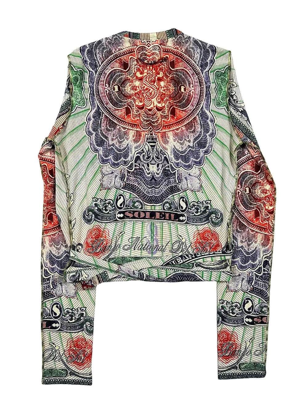 Cash Print Cardigan