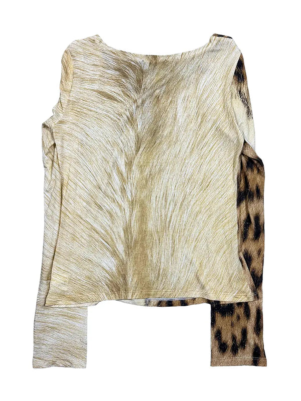 Jaguar Print Blouse