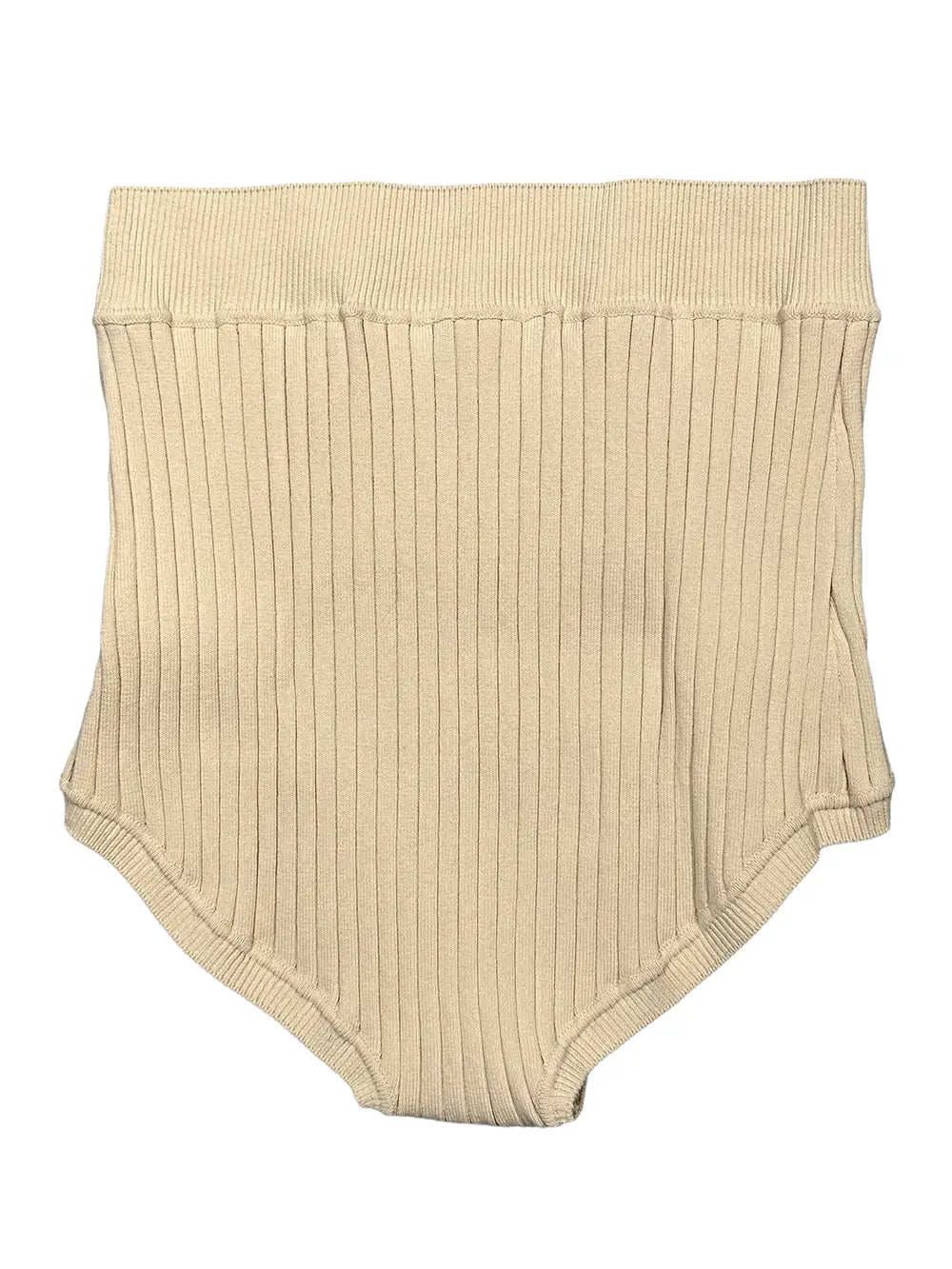 Ribbed-Knit Culotte