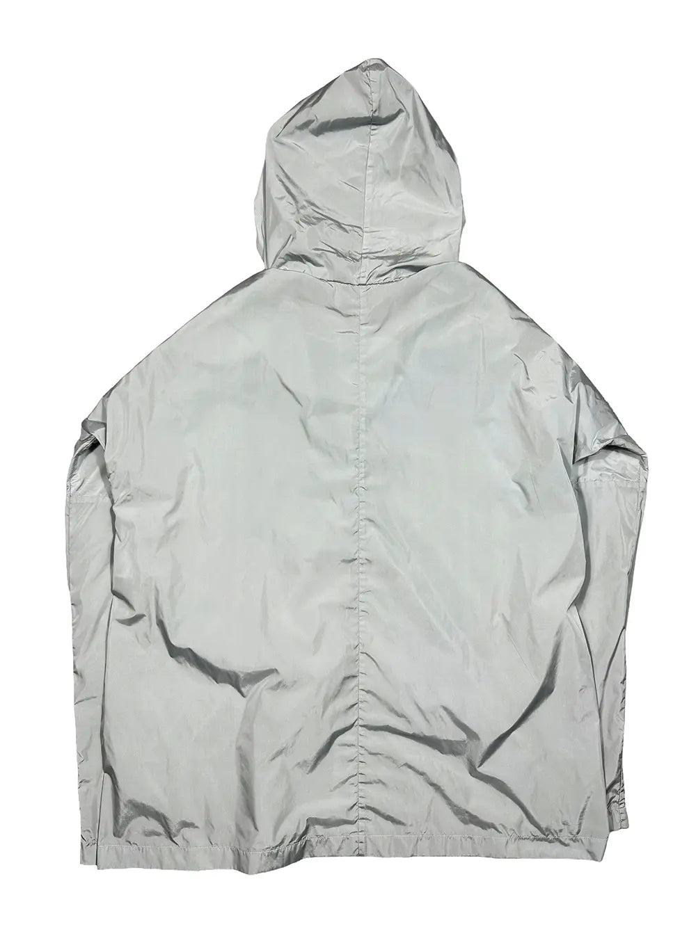 Blue Nylon Windbreaker