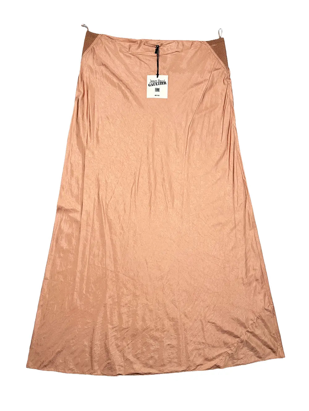 Copper Maxi Slip Skirt