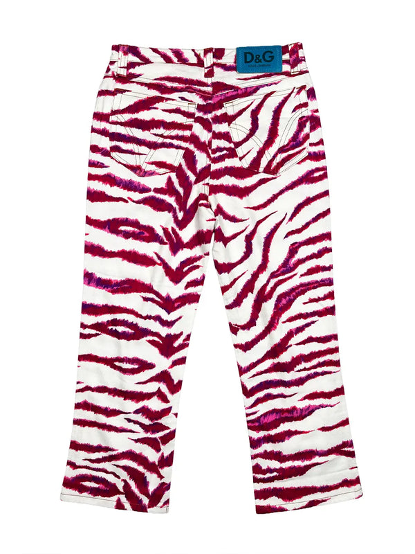 Pink Zebra Capri