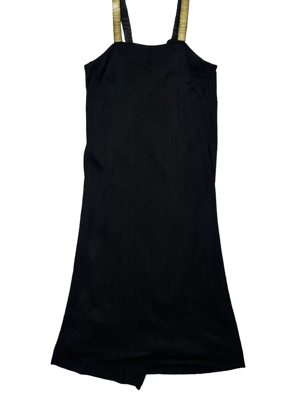 Gold Paillette Strap Dress