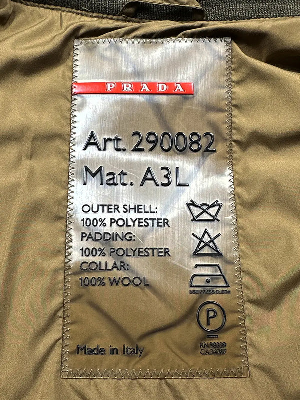 Brown Nylon Puffer Gilet