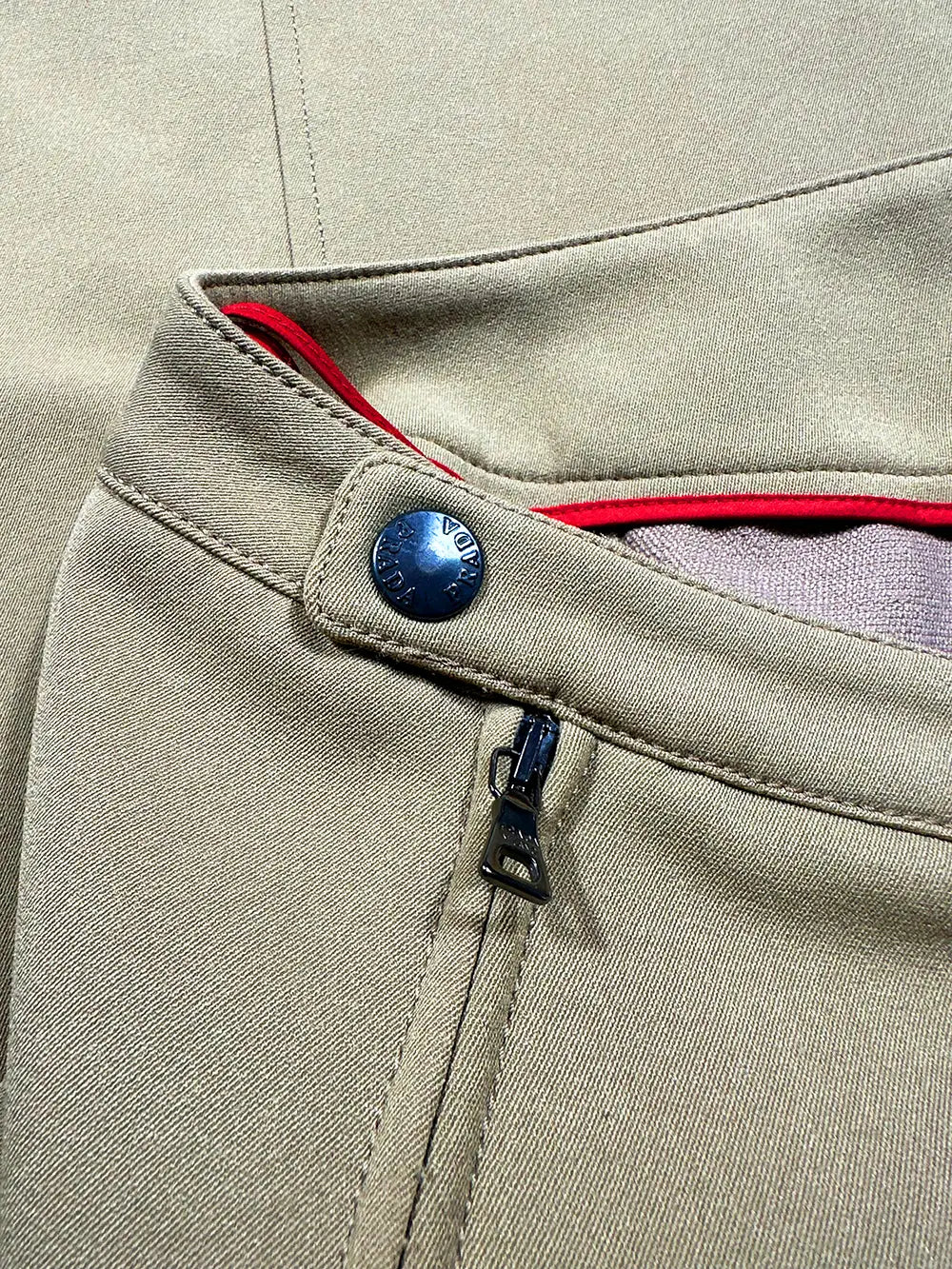 Brown Double Zip Skirt