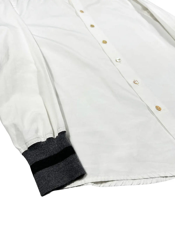Wool Collar & Cuff Shirt