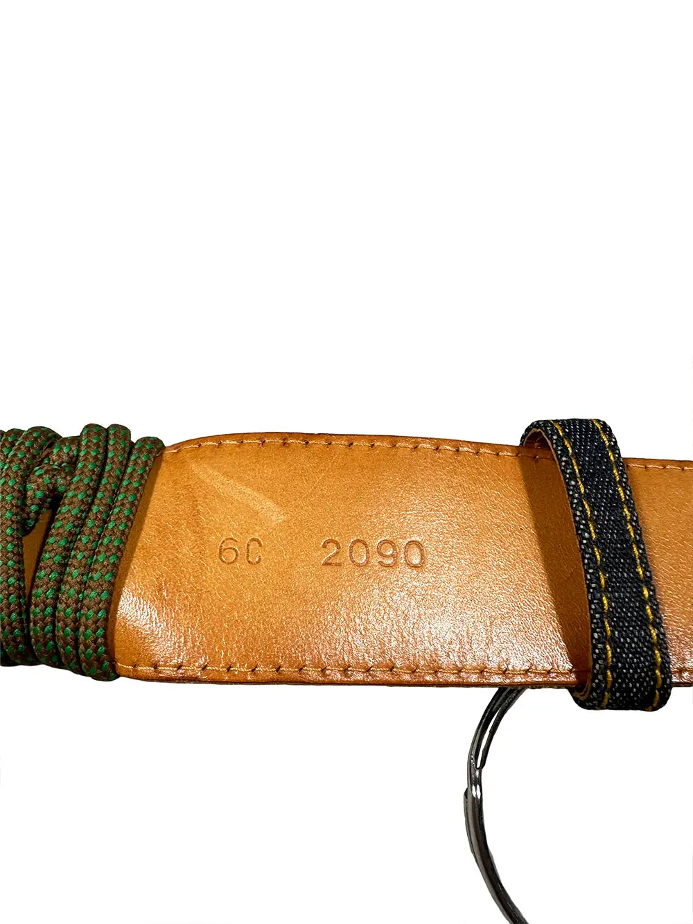 Suede Colour Block Belt