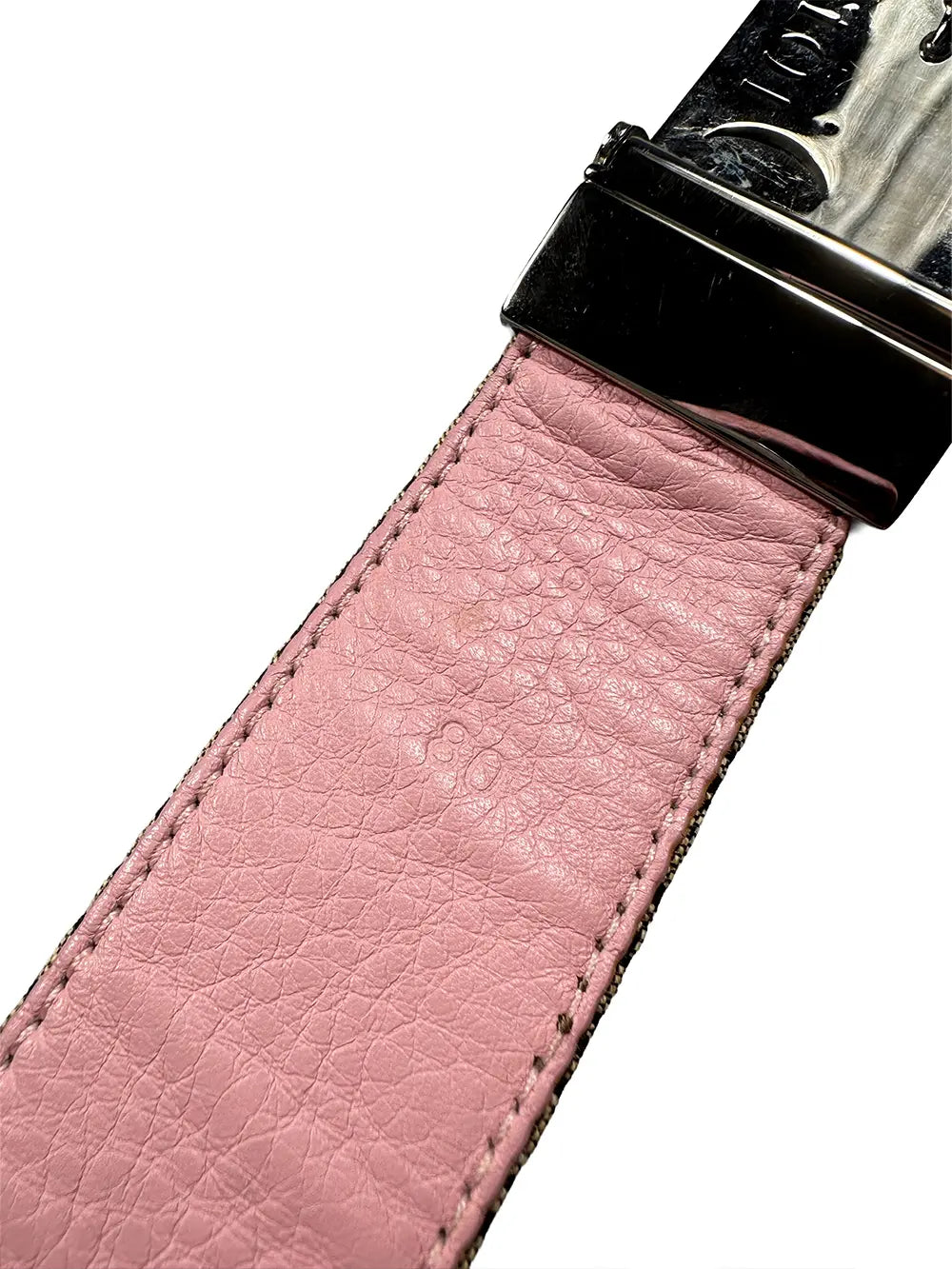 Pink Oblique Monogram Belt