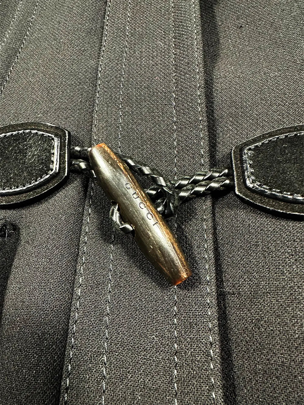 Black Hooded Duffle Peacoat