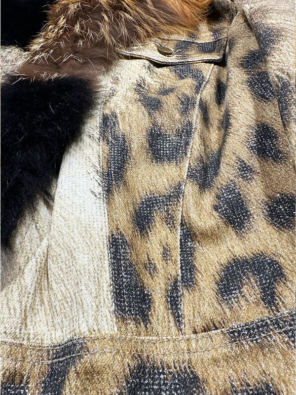 Fox Fur Trucker Jacket