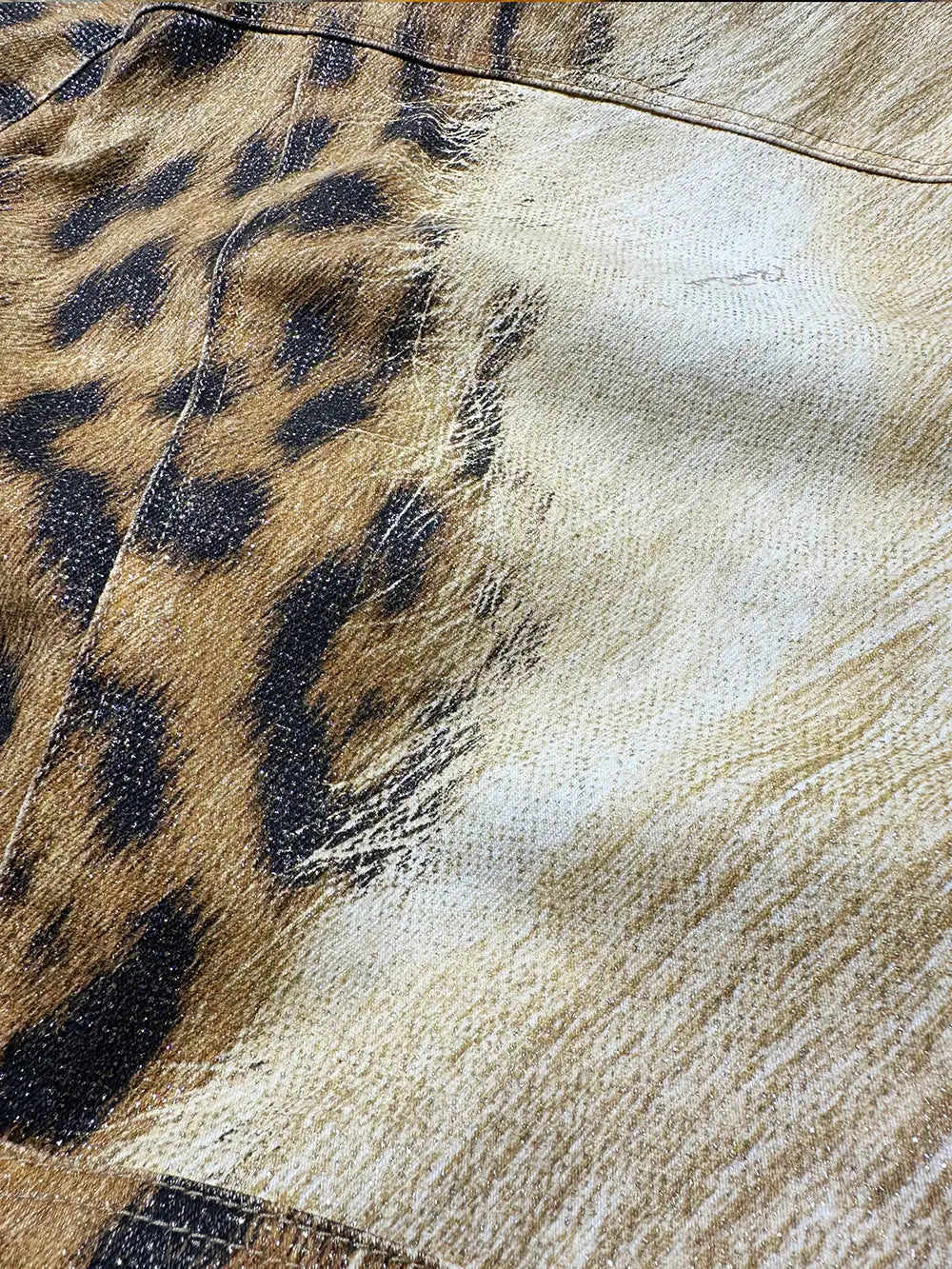 Fox Fur Trucker Jacket