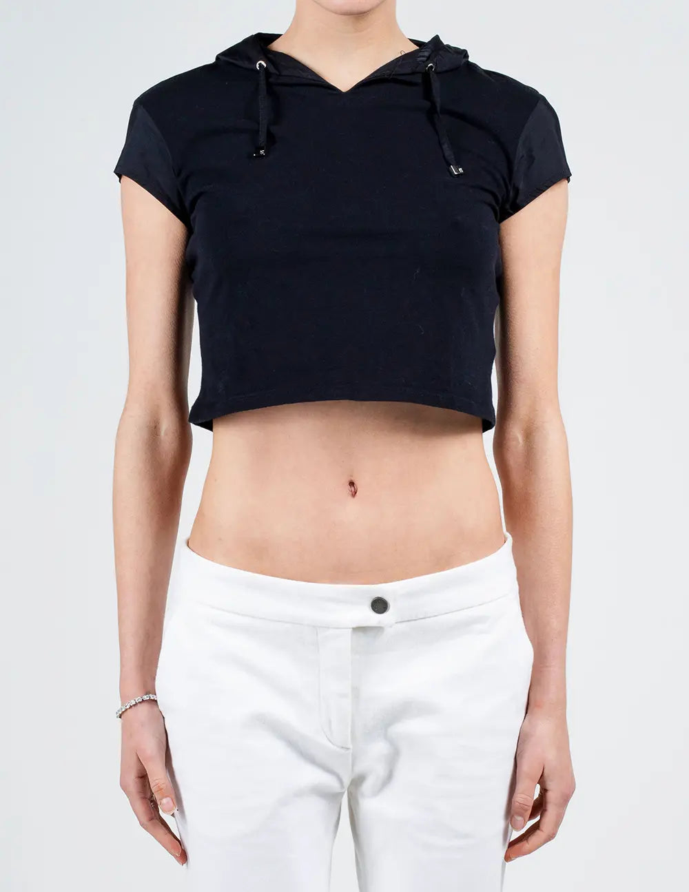 Cropped Hoodie Top