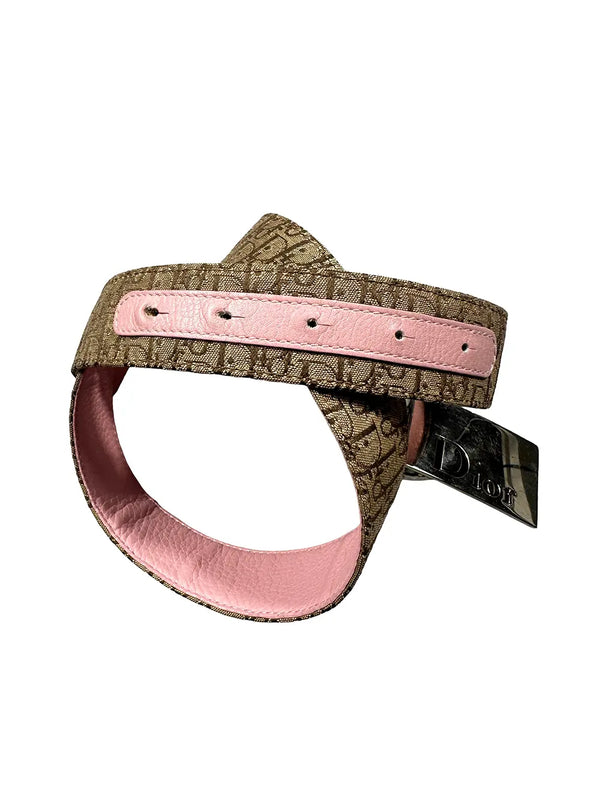 Pink Oblique Monogram Belt