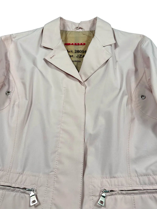 Pink Nylon Blazer