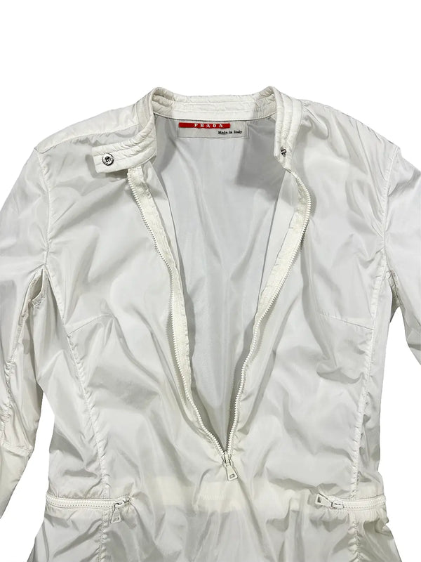 SS00 Nylon Moto Dress