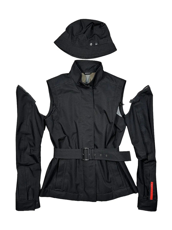 Convertible Jacket + Bucket Hat Set
