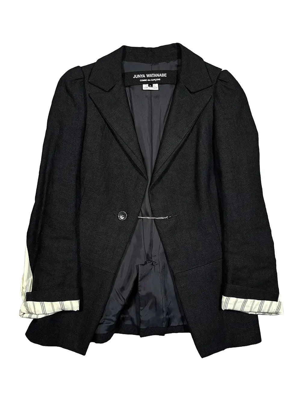 Peaked Lapel Chain Blazer