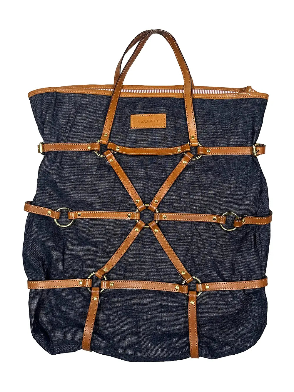 Bondage Harness Denim Bag