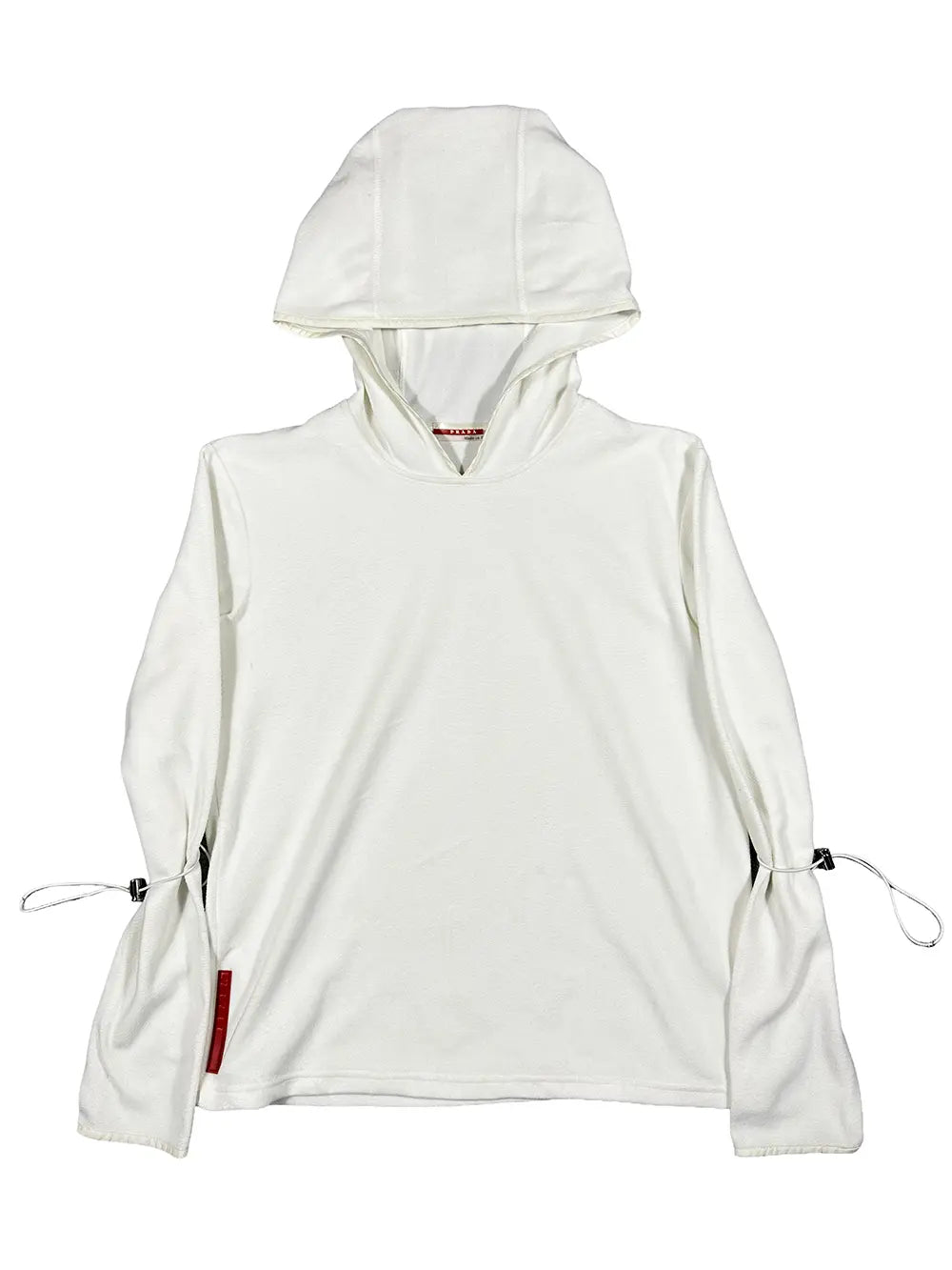 White Fleece Hoodie