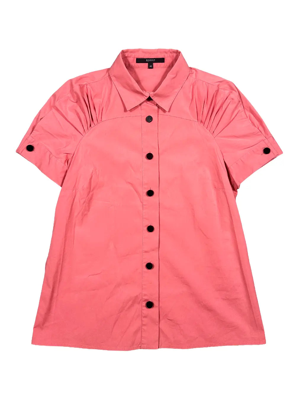 Pink Radial Pleat Blouse
