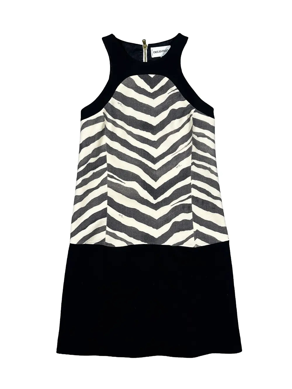 Zebra Black Dress