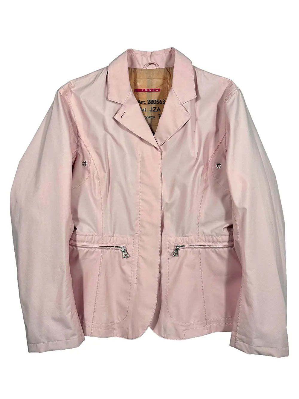 Pink Nylon Blazer