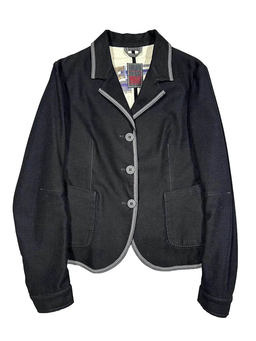 Contrast Stitch Blazer