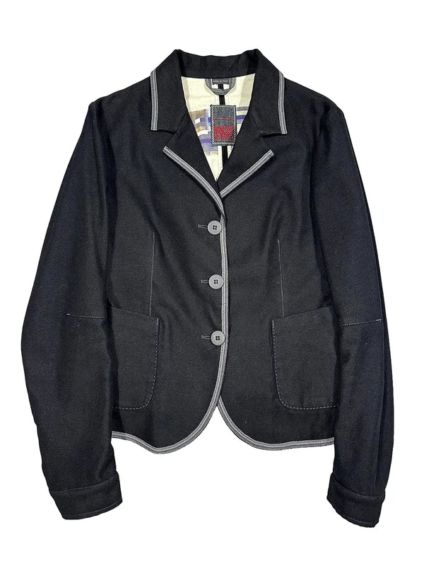 Contrast Stitch Blazer