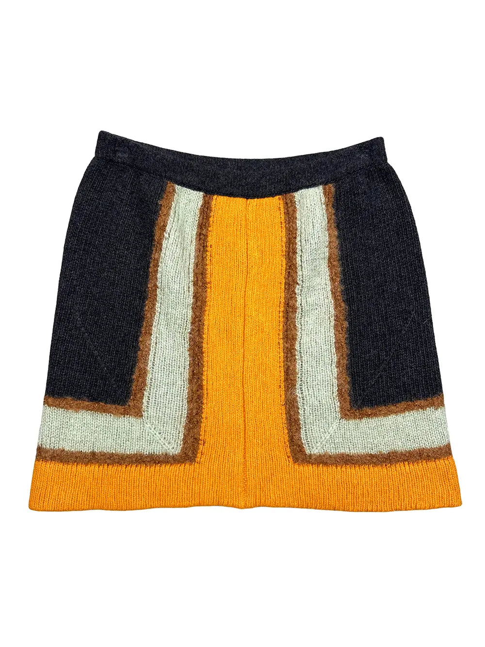 Geometric Knit Skirt