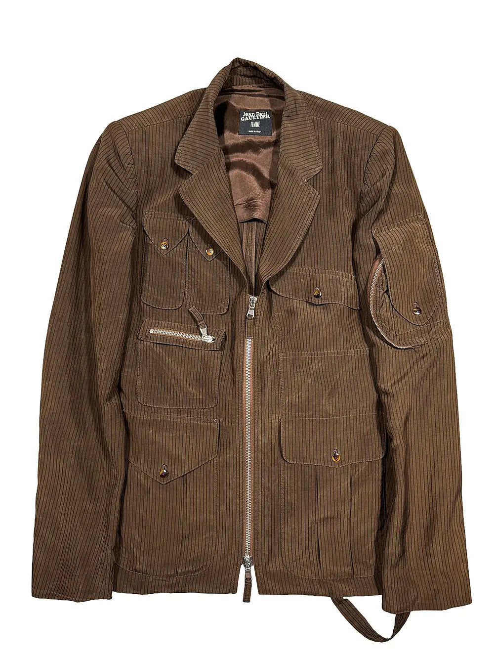 Brown Cargo Blazer