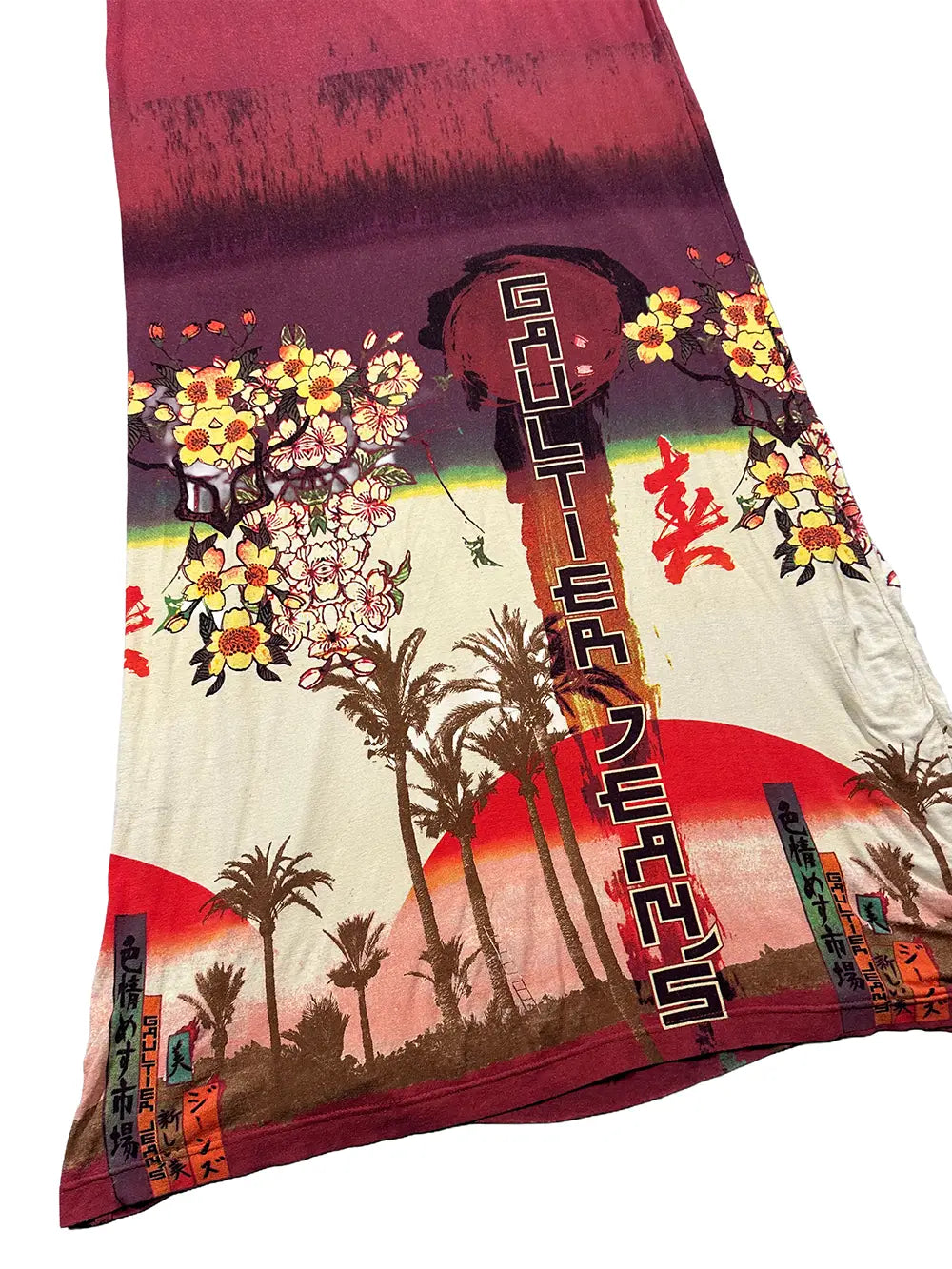 Japan Print Maxi Dress