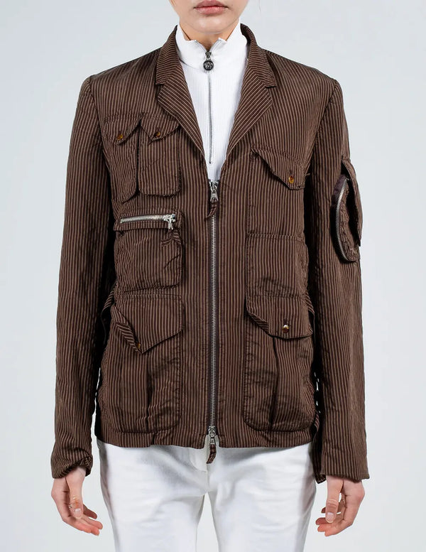 Brown Cargo Blazer