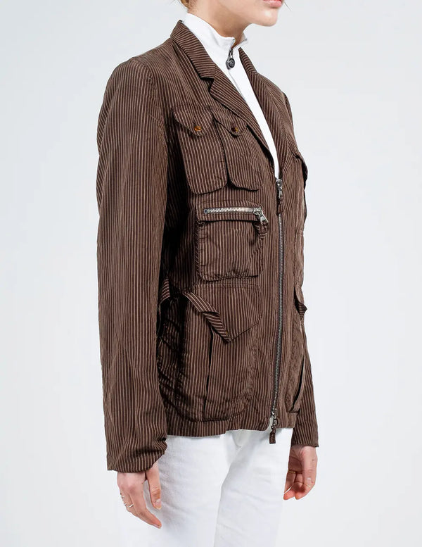 Brown Cargo Blazer