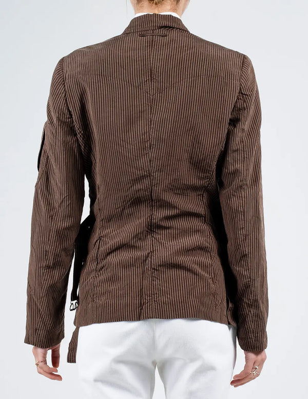 Brown Cargo Blazer