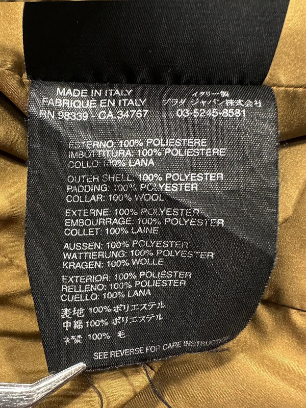 Brown Nylon Puffer Gilet
