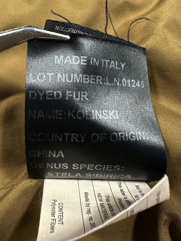 Brown Nylon Puffer Gilet