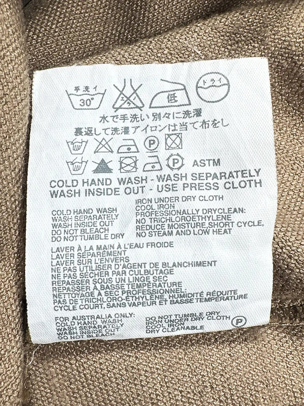 Brown Double Zip Skirt