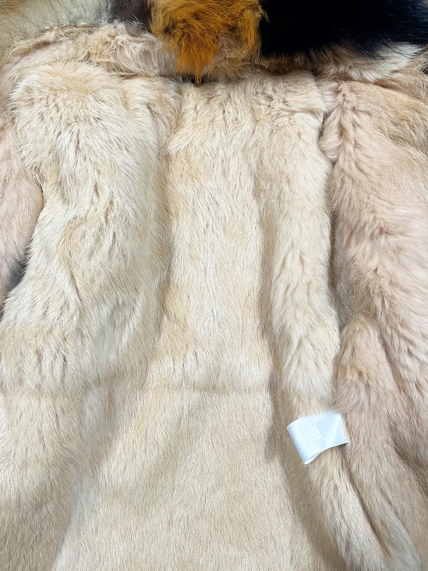 Fox Fur Trucker Jacket