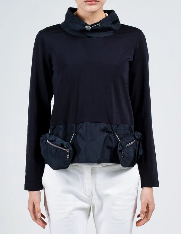 Nylon Panel Technical Top