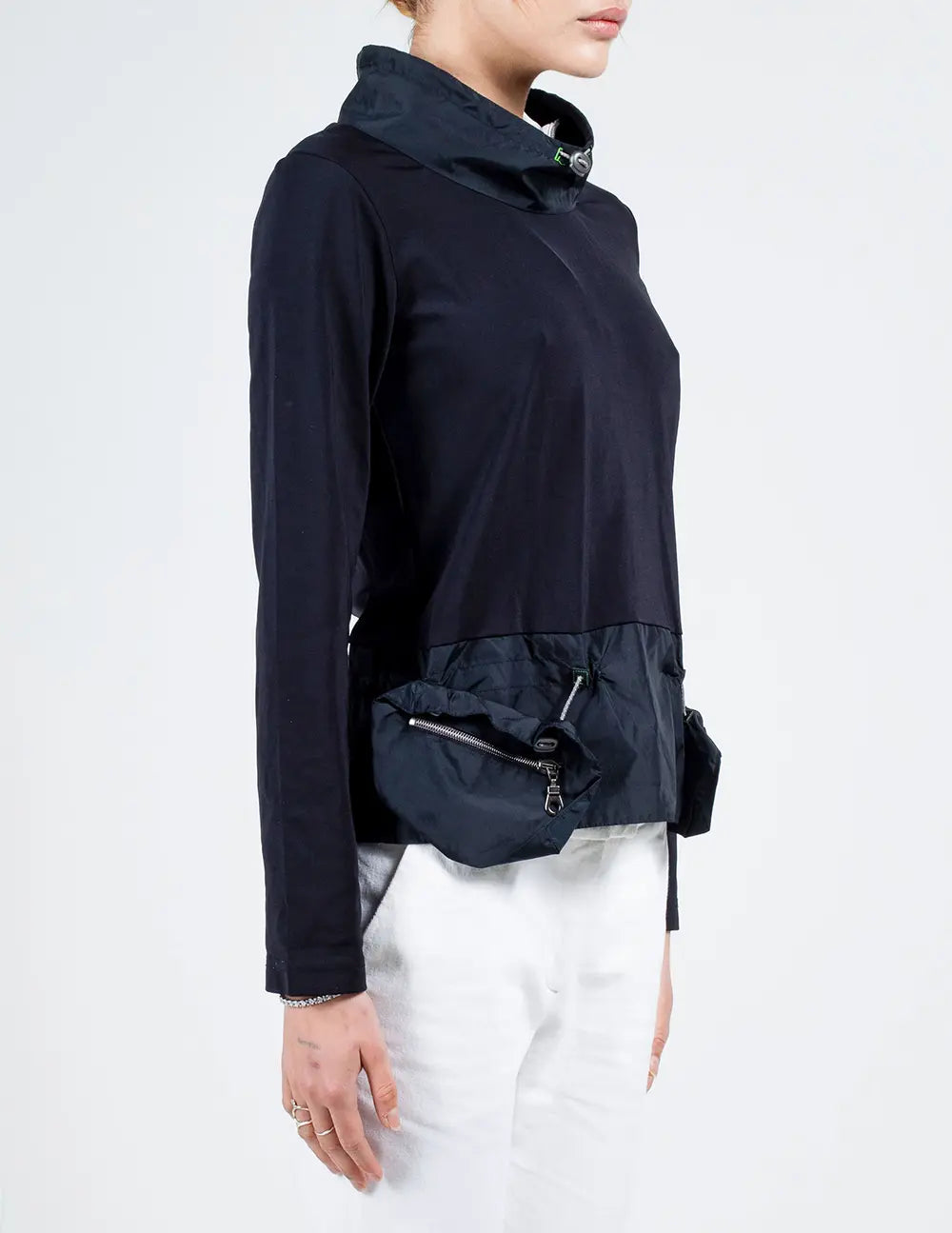 Nylon Panel Technical Top