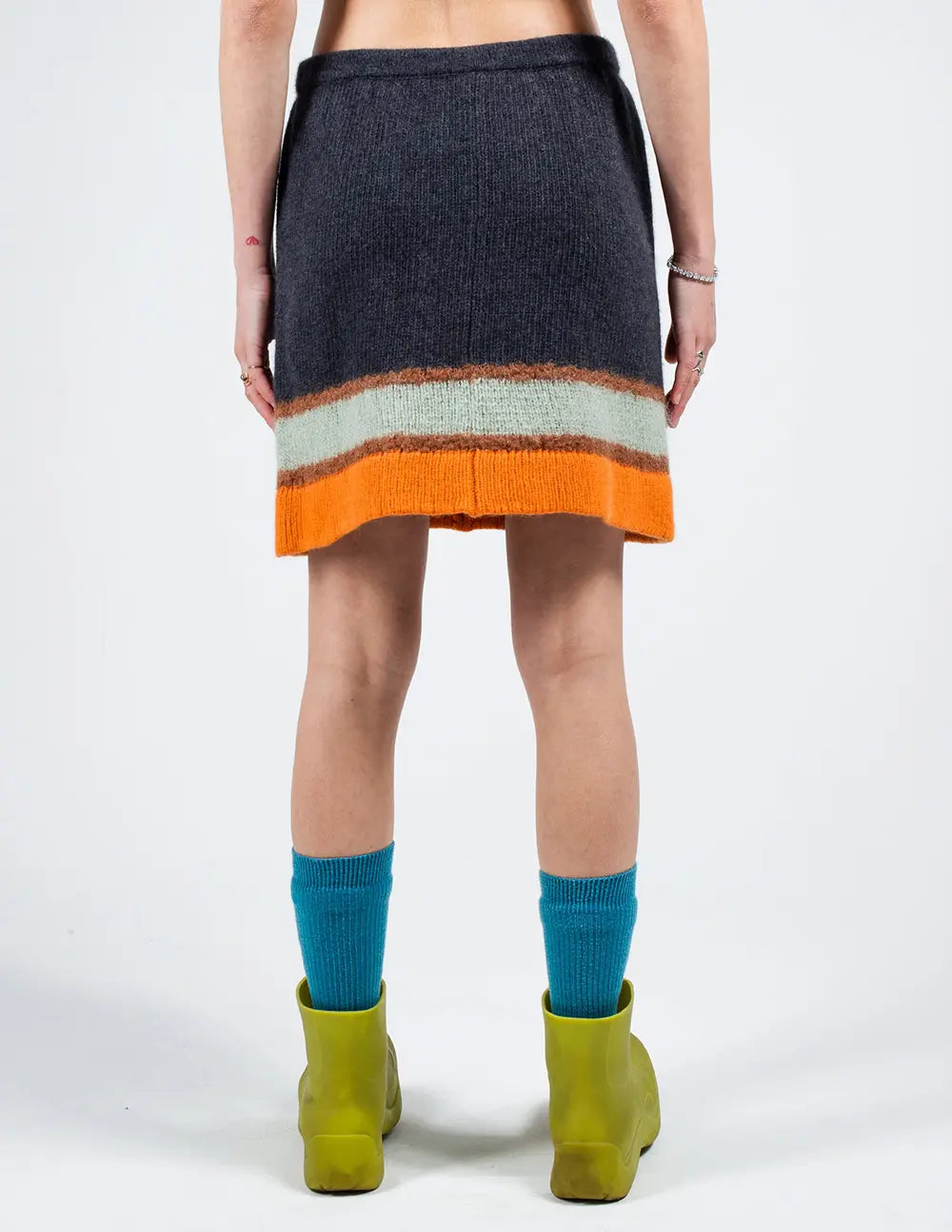 Geometric Knit Skirt