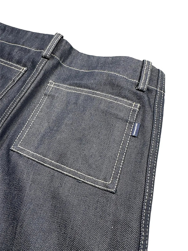 Contrast Stitch Flare Jeans