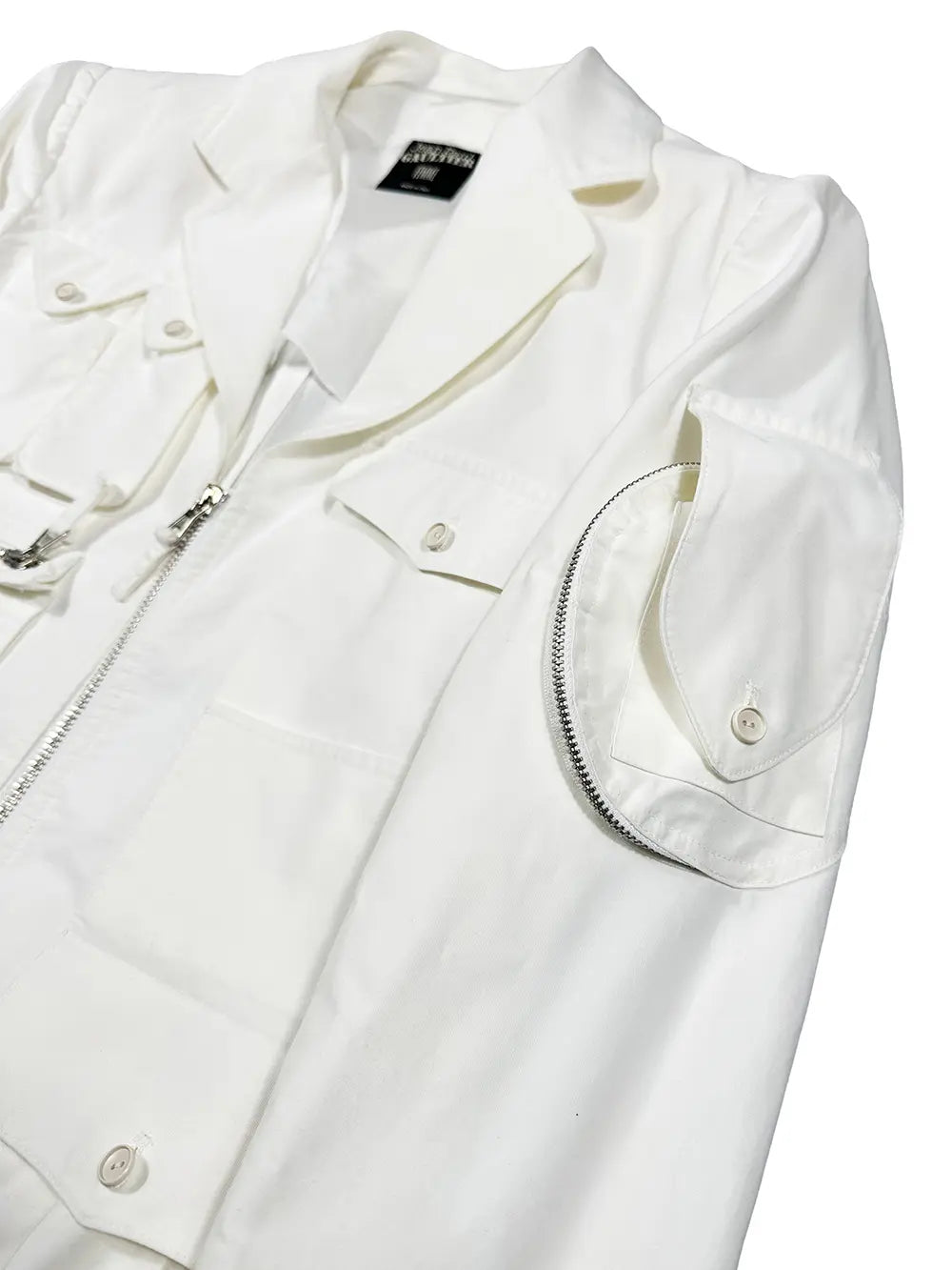 White Cargo Blazer